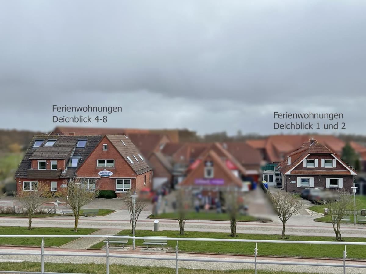 Deichblick 6 In Norddeich- Urlaub Mit Meerblick Am Strand Norden Eksteriør billede