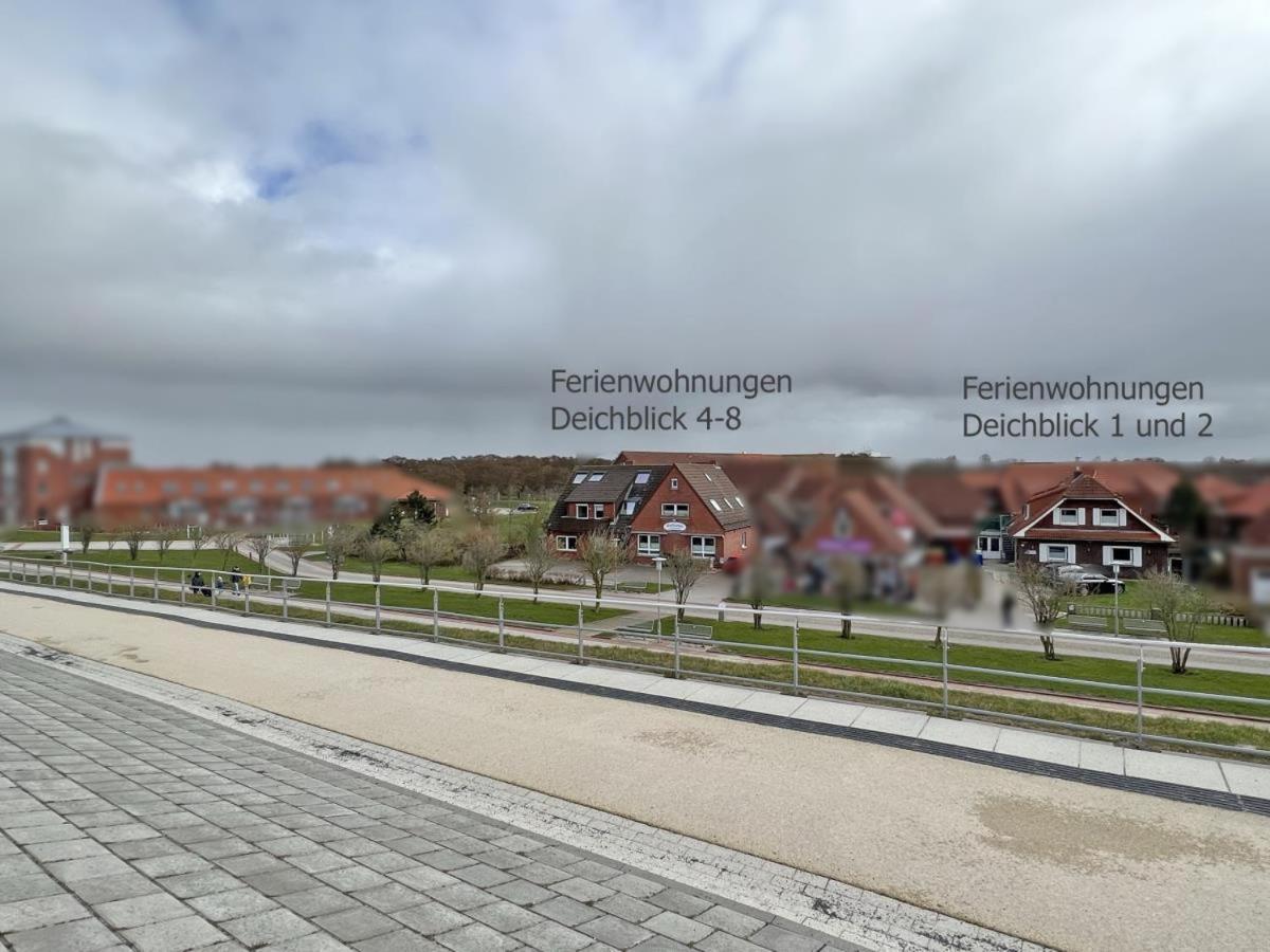 Deichblick 6 In Norddeich- Urlaub Mit Meerblick Am Strand Norden Eksteriør billede